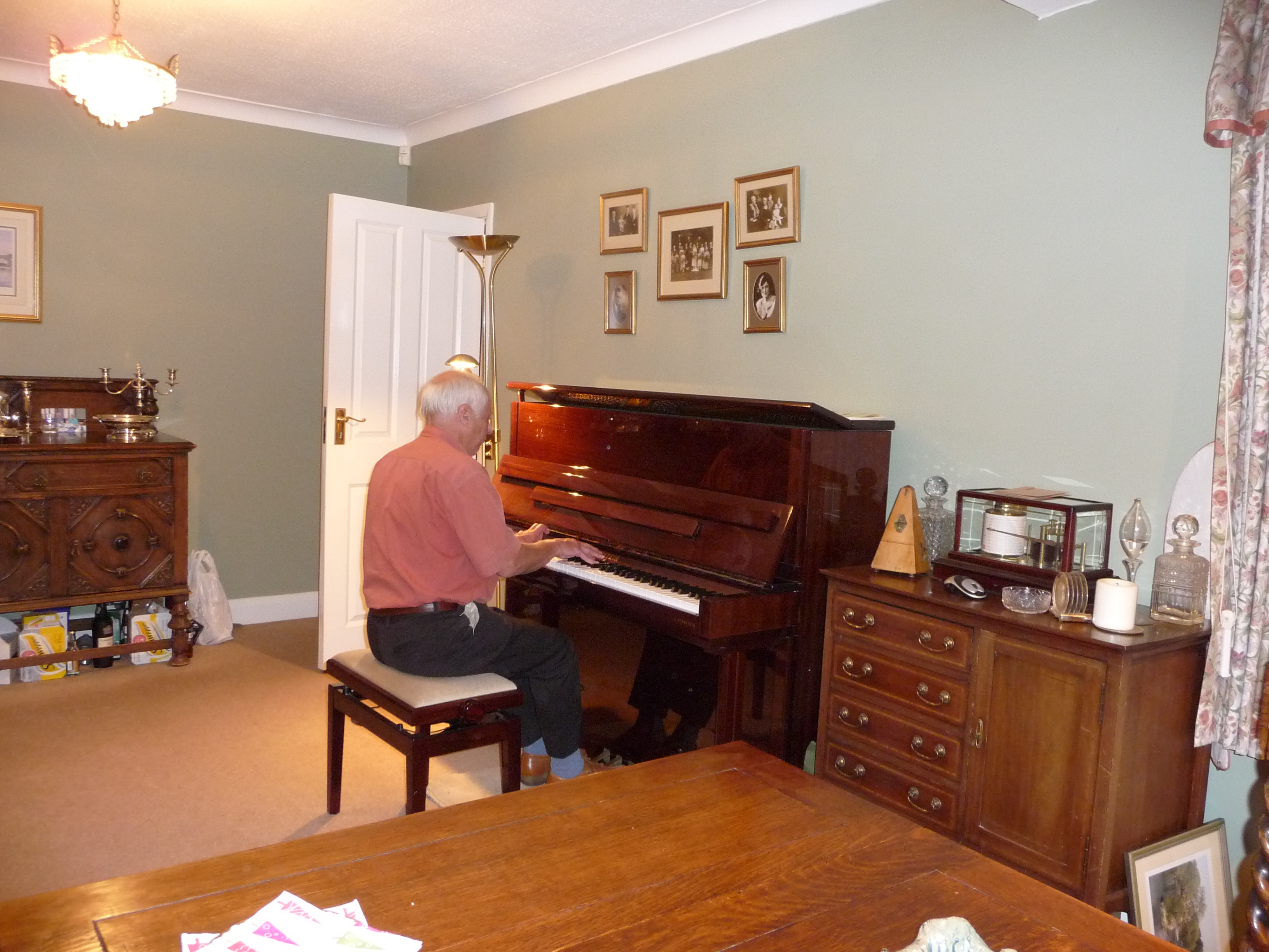 Image: Colin at the piano