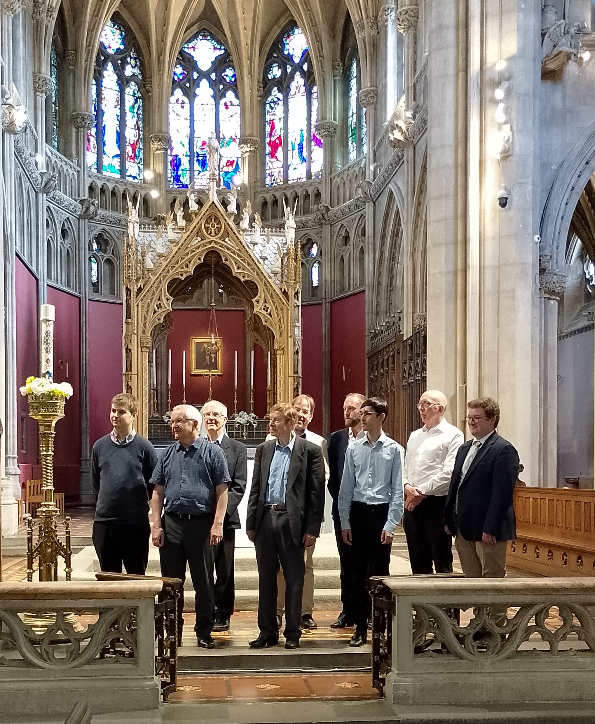 Image: The recitalists with Alex Berry