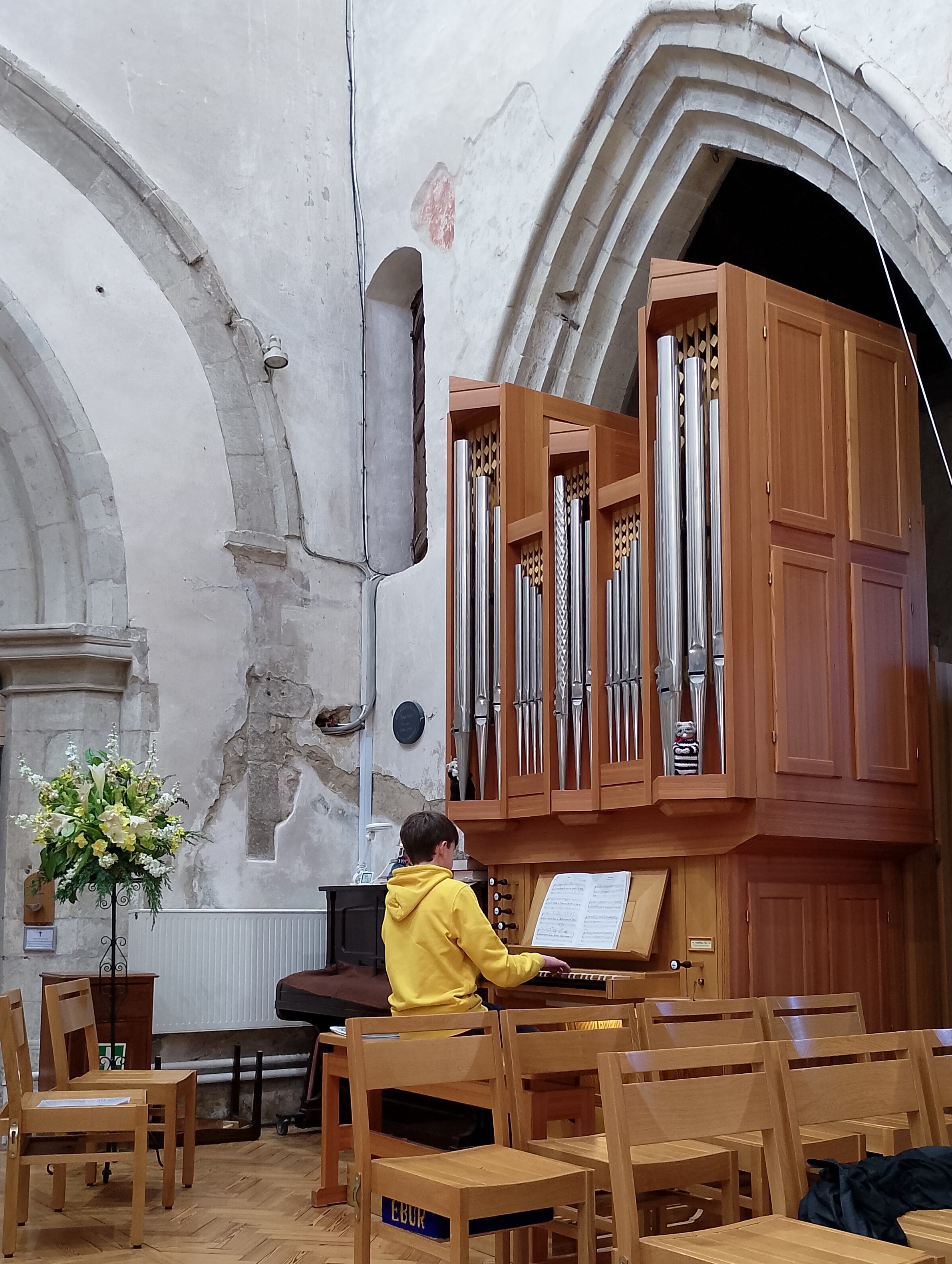Image: Matthew playing at Flamstead